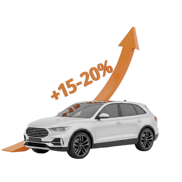 Få mest mulig for din bil. Op til 15-20% mere end forhandlerne